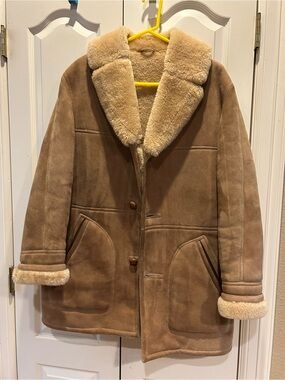 New Zealand men medium wool suede leather jacket